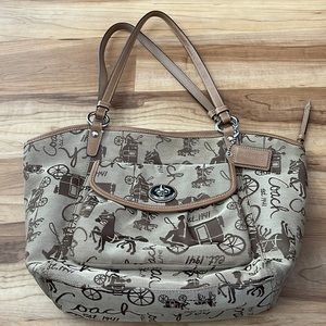 Beautiful Signature COACH handbag.